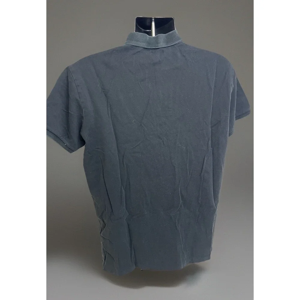 Polo Ralph Lauren‎ Men's Large Shirt Short-sleeve Pima Stretch Mesh Black